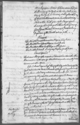 Engrossed minutes of the Supreme Court of Judicature, April 1769