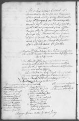 Engrossed minutes of the Supreme Court of Judicature, July - October 1758