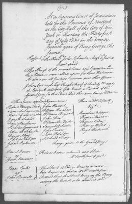 Engrossed minutes of the Supreme Court of Judicature, July 1753 - January 1754