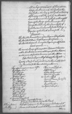 Engrossed minutes of the Supreme Court of Judicature, July 1768