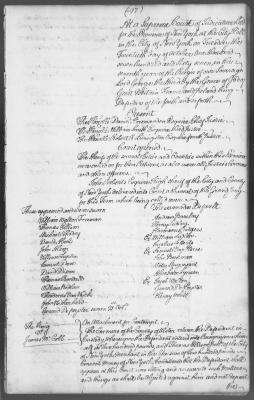 Engrossed minutes of the Supreme Court of Judicature, October 1767