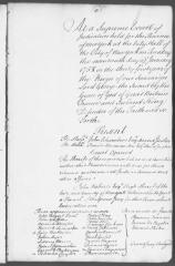 Engrossed minutes of the Supreme Court of Judicature, January - April 1758