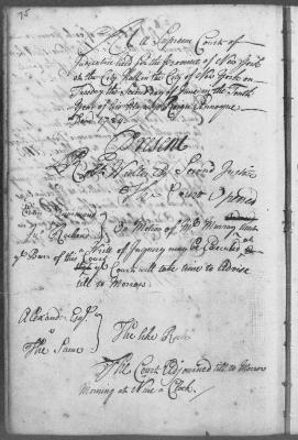 Engrossed minutes of the Supreme Court of Judicature, June 1724 - January 1726