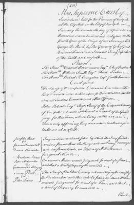 Engrossed minutes of the Supreme Court of Judicature, April 1764