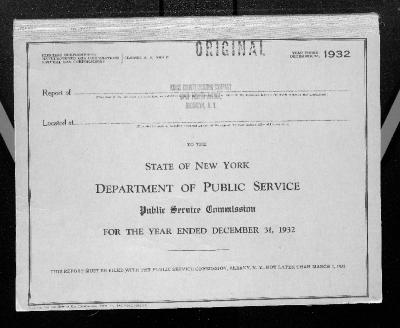 Public utilities annual report of Kings County Lighting Company, 1932