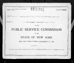 Public utilities annual report of New Amsterdam Gas Company, 1926