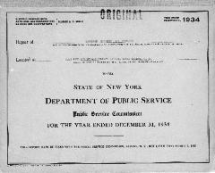 Public utilities annual report of Brooklyn Borough Gas Company, 1934
