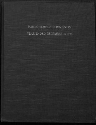 Public utilities annual report of Kings County Lighting Company, 1936