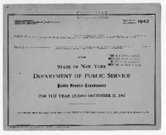 Public utilities annual report of Brooklyn Borough Gas Company, 1942