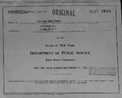 Public utilities annual report of Kings County Lighting Company, 1955