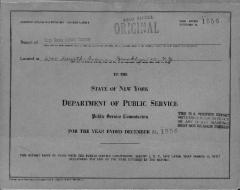 Public utilities annual report of Kings County Lighting Company, 1956