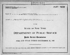 Public utilities annual report of Brooklyn Borough Gas Company, 1935