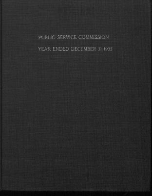Public utilities annual report of Kings County Lighting Company, 1935