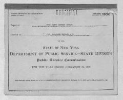 Public utilities annual report of Kings County Lighting Company, 1930