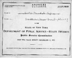 Public utilities annual report of Brooklyn Borough Gas Company, 1931