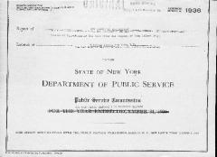 Public utilities annual report of New Amsterdam Gas Company, 1936