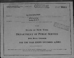 Public utilities annual report of Kings County Lighting Company, 1951