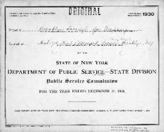 Public utilities annual report of Brooklyn Borough Gas Company, 1930