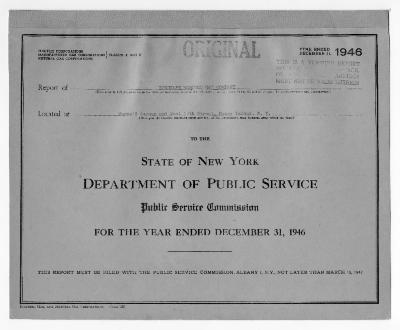 Public utilities annual report of Brooklyn Borough Gas Company, 1946