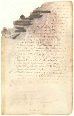Contract of Thomas Chambers to build a house for Jan Jansen Schepmoes