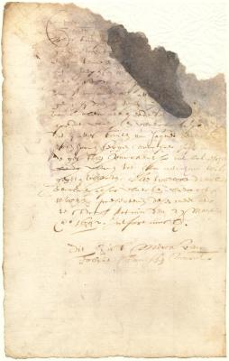 Declaration of Tobias Tonissen and others about stolen hogs