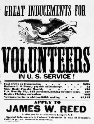 U.S. Service Poster, Civil War