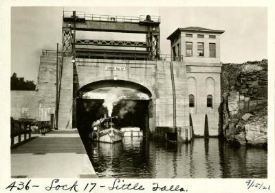 Lock 17 of the Barge Canal at Little Falls