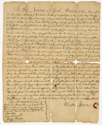 Probated will of Ebenezer Brown, 1783