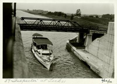 "Inspector" at Lock 21 on Barge Canal