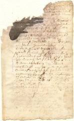 Bill of sale from Abraham Pietersen to Jacob Bouwensen of the grain sown on farms Nos. 5 and 6 on Manhattan Island