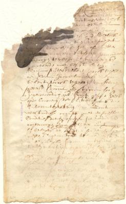 Bill of sale from Abraham Pietersen to Jacob Bouwensen of the grain sown on farms Nos. 5 and 6 on Manhattan Island