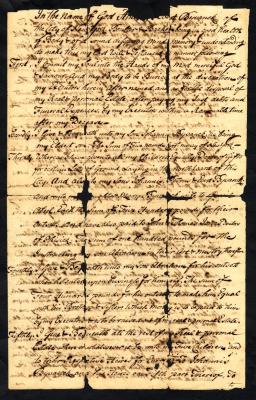 Probated will of Evert Byvanck, 1784