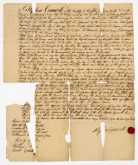 Probated will of Stephen Cornwell, 1784