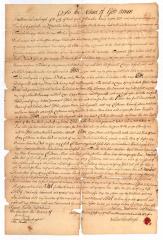 Probated will of Willem Vredenburg, 1784