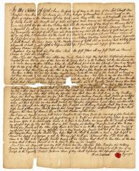 Probated will of Rem Ramson, 1783