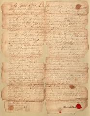 Probated will of Alexander Forbes, 1784