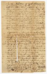 Probated will of Adriaen Voorhees, 1785