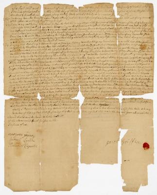 Probated will of Jacob Griffen, 1784