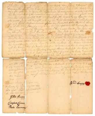 Probated will of Richard Lawrence, 1784