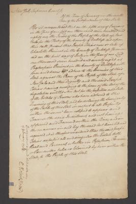 Judgment against Joseph Tobias as an enemy of the state