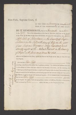 Judgment against John Topp as an enemy of the state