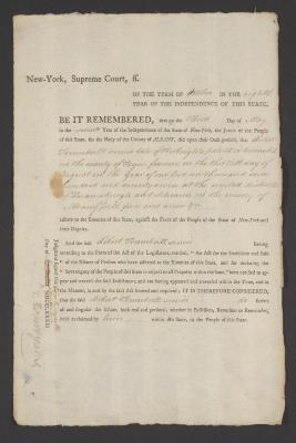 Judgment against Robert Trumbull, Jr. as an enemy of the state