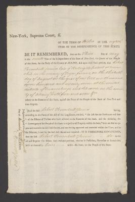 Judgment against Robert Trumbull, Jr. as an enemy of the state