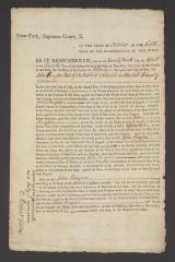 Judgment against John Ruyter as an enemy of the state