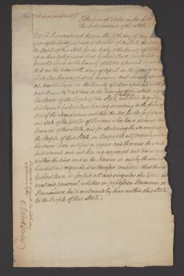 Judgment against Gisbert Rosa as an enemy of the state