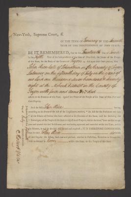 Judgment against John Rice as an enemy of the state