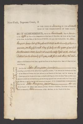 Judgment against John Thompson, Jr. as an enemy of the state