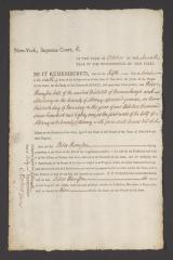 Judgment against Peter Thomson as an enemy of the state