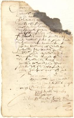 Bill of sale of a horse from Cornelis van Tienhoven to Jeuriaen Hendricksen