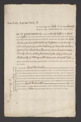Judgment against Jacob Deetswort as an enemy of the state